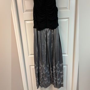 Beautiful two tone plus size gown